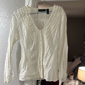 INC long sleeve top size 8